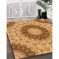 thumbnail image 3 of Ahgly Company Tapis de Zone Carré Orange Lavable en Machine, 6 Pieds Carré, 3 of 7