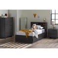 thumbnail image 3 of South Shore Fynn Twin Bookcase Headboard with Storage, in Gray Oak, 3 of 12