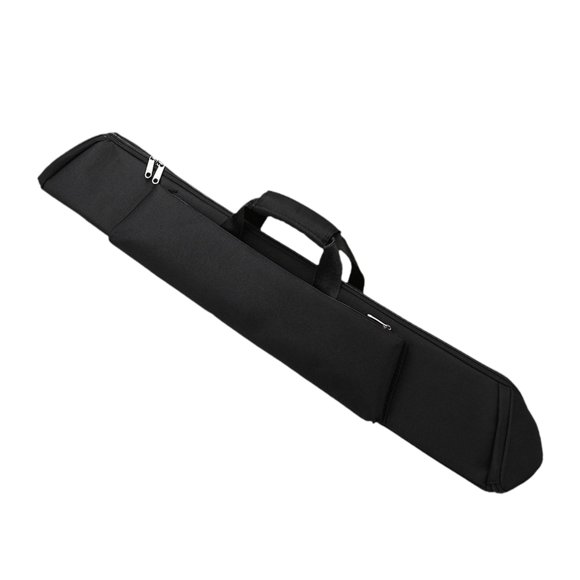S SERENABLE Pool Cue Case Practical Protective Soft Padded for Pool Cues and Accessories Black