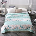 thumbnail image 1 of Dvkptbk Cooling Blanket Bed Blanket Twin Thermal Blanket Lightweight Bed Breathable Soft Comfortable Blanket for All Season Bedding, 1 of 6