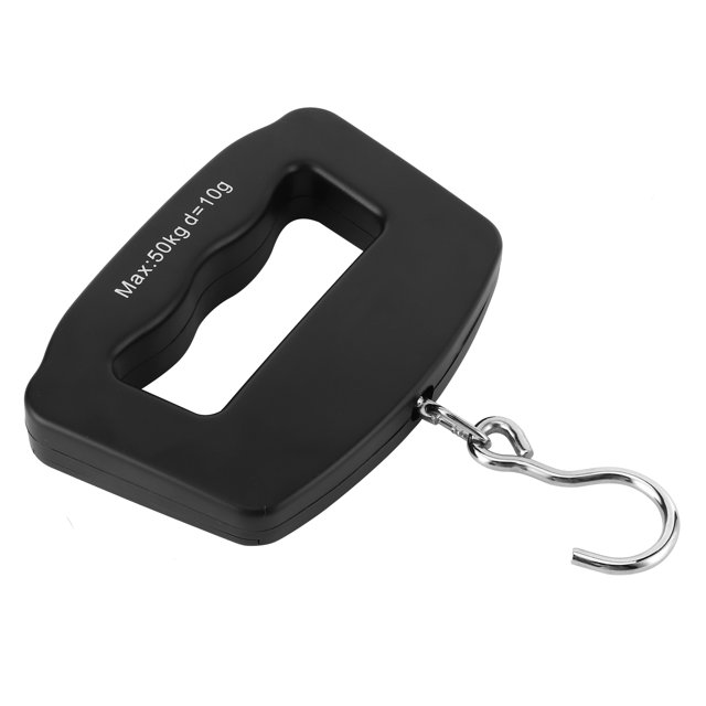 Lightweight Weighing Luggage Scale, Hanging LCD Scale, Small for Travel And Fishing Weigh Suitcases