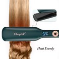 thumbnail image 4 of CkeyiN Wide Plate Hair Straightener, Digital LCD Display, Lock temperature Straightener,12-Speed Temperature Control Wide Board 44mm Straight Hair Board + Hair Clips, 4 of 8