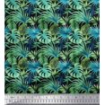 thumbnail image 1 of Soimoi Polyester Crepe Fabric Tropical Leaves Print Fabric by Yard 42 Inch Wide, 1 of 5