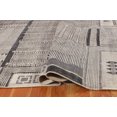 thumbnail image 4 of Casavani Handmade Pure Cotton Rug Indian Gray Flat Weave Yoga Mat 6x6 Feet, 4 of 5