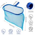 thumbnail image 3 of AMERTEER Upgraded Pool Skimmer Net Heavy Duty Leaf Rake & Pond Swimming Pool Cleaner Supplies Professional Heavy Duty Pool Leaf Rake Fine Mesh Frame Net, 3 of 10