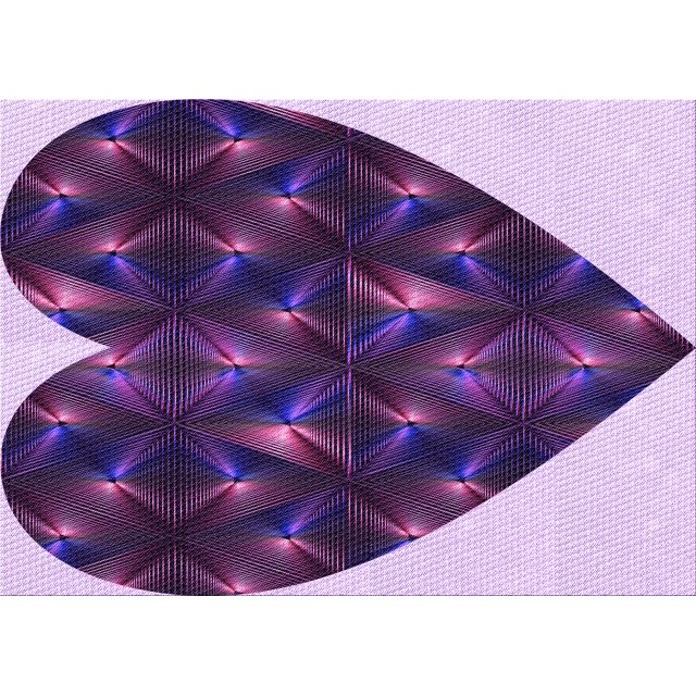 Ahgly Company Machine Washable Indoor Rectangle Transitional Purple Iris Purple Area Rugs, 5' x 8'