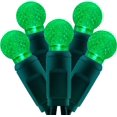 thumbnail image 1 of Green One-Piece G12 Raspberry Christmas Lights 140 Count 48 Feet, 2 Sets 70 LED 24 ft High Waterproof UL Certified String Light (Green), 1 of 8
