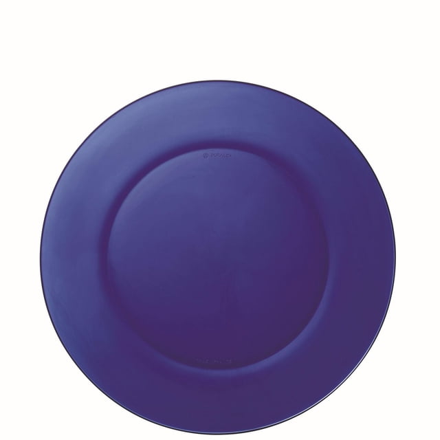 Duralex Lys Assiette Saphir 19 cm, Ensemble de 6, une Assiette Ronde en Verre Bleu Foncé avec une surface Lisse et Non Poreuse Conçue pour la Durabilité et les Repas Quotidiens, Fabriquée en France, Va au Lave-Vaisselle, au Congélateur et au Micro-Ondes, Convient Aussi pour Servir des desserts Ou des hors-D'œuvre.