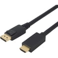 thumbnail image 5 of axGear DisplayPort to HDMI Cable DP to HDMI Ultra HD 4K Video Display Converter 3 Ft, 5 of 5