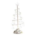 thumbnail image 2 of Christmas Tree Light Night Light Wrought Iron for Bedroom Silver Xmas Tree Night Living Room Decor Silver L, 2 of 7