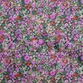 thumbnail image 1 of oneOone Velvet Black Fabric Asian Ditsy Flower Craft Projects Decor Fabric Printed By The Yard 58 Inch Wide, 1 of 4