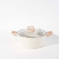 thumbnail image 2 of karymi Large Capacity Nonstick Soup Pot with Fast Heating Aluminum Core and Cool Touch Bakelite Handles for All Stovetops including Induction Living Room Decor, 2 of 6