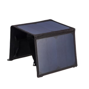 5V 15W USB Chargeur solaire Portable Solar Cell Waterproof Chargeurs de batterie solaire Power Bank avec 3 Panneaux solaires Charge pour téléphone pour randonnées en plein air