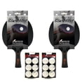 thumbnail image 1 of Swiftflyte Black Mist Table Tennis Set, 14-Piece Set with 2 Paddles and 12 Balls, 1 of 5