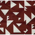 thumbnail image 5 of oneOone Organic Cotton Poplin Twill Fabric Triangle Geometric Print Fabric BTY 42 Inch Wide, 5 of 5