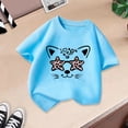 thumbnail image 5 of Xuewenshw T-Shirt Graphique Mignon pour Fille, Col Rond, Manches Courtes, Été, Décontracté, T-Shirt, Banane, Filles, 5 of 5