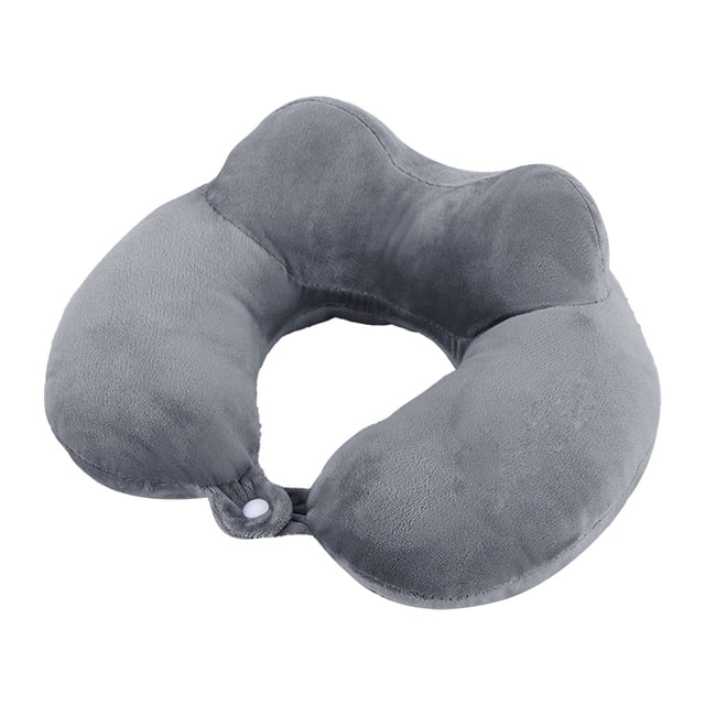 Prix Réduit Oreiller de Voyage pour le Cou en Mousse Mémoire Avion Voyage Confortable Housse Lavable Oreiller de Soutien pour le Cou pour Dormir