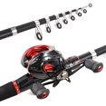 thumbnail image 2 of Spinning Rod,And Reel Combo Rod And Reel With Left Hand Rod With 18 1bb Hand 1bb Hand Portable Combo With Lures With Lures 6.89ft/2.1m Hand Portable Complete With Reel 18 Reel 18 1bb Twirltide, 2 of 6