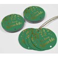 thumbnail image 4 of Inkdotpot Pack Of 50 Let Love Sparkle Wedding Favor Paper Tags Craft Real Gold Foil Hang Tags, 4 of 6