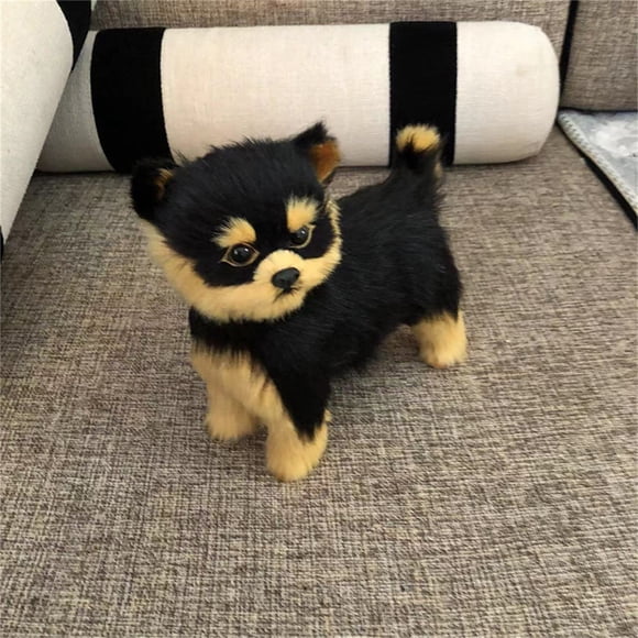 Super Realistic Simulation Dog Series: Selected Simulation Black Puppies And Simulation Puppy Crafts Choices Conveying Infinite Warmth And Companionship