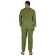 thumbnail image 4 of Inkmeso Men's Cotton PJs Solid Sleepwear Lounge Wear Top & Bottom Pajama Set, 4 of 7