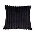 thumbnail image 1 of Plush Striped Decorative Pillow for Sofa and Bedroom - Soft and Supportive Cushion with Included Insert, 45x45cm, 1 of 8