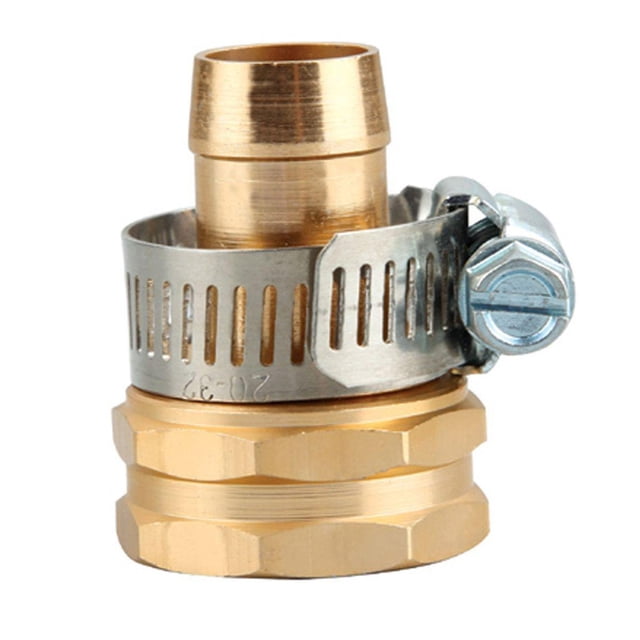 Rbaofujie Garden Hose Repair Mender Kit Hose Connector 3/4 Male Female Connector Set