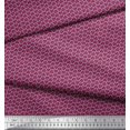 thumbnail image 2 of Soimoi Velvet Fabric Dot & Geometric Small Print Fabric by The Yard 58 Inch Wide, 2 of 3