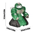 thumbnail image 3 of TIMIFIS Press Barrow Children Press Forward Robot Can Be Rotated 0-3 Years Old Children's Educational Early Learning Crawling Toy Car Car Model, 3 of 6