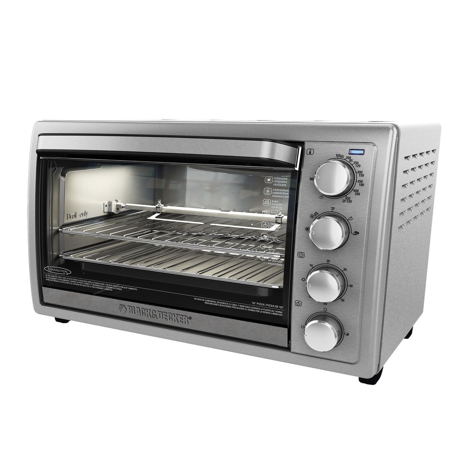 Black & Decker Rotisserie Convection Countertop Toaster Oven