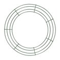 thumbnail image 2 of Metal Wreath Frame Wire Round Wreath Rings Wire Wreath Frame for New Year Party Green 40cm, 2 of 8