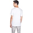 thumbnail image 3 of American Apparel T-Shirt Classique à Manches Courtes Col en V pour Hommes, P, Blanc, 3 of 6