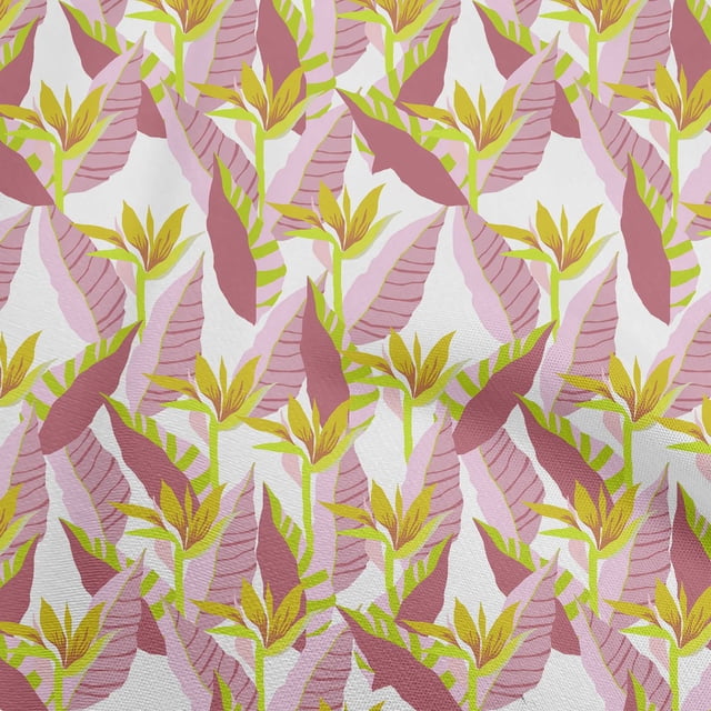 oneOone Silk Tabby Light Pink Fabric Floral Sewing Craft Projects Fabric Prints By Yard 42 Inch Wide