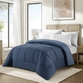 thumbnail image 1 of Swift Home Couette de Substitution au Duvet Basic, Toutes Saisons Hypoallergénique et Confortable, Simple, Bleu marine, 1 of 8