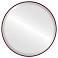 thumbnail image 1 of Miroir Rond Encadré Singapore - Cerisier Noir - 15 Pouces x 15 Pouces, 1 of 7