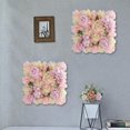 thumbnail image 3 of Dvkptbk Plastic Flower Wall Decoration Simulation Flower Wall Wedding Decoration Artificial Flowers Rose Wall Flowers Wedding Flowers Suitable for Multi-Scene Flower Wall Home Decor, 3 of 4