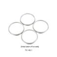 thumbnail image 4 of 4 Pcs Anneau de Centre de Moyeu de Roue de Voiture Modifié Mise à Niveau Portable Détachable Automobile Modifié Anneaux de Réparation Réducteur Accessoires 73.1-60.1, 4 of 6