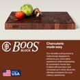 thumbnail image 4 of John Boos CCB Reversible Wood Chopping Board, 18" x 12" x 1 3/4", Walnut, 4 of 11