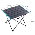thumbnail image 1 of Bgsha Folding Camping Table Lightweight Portable Outdoor Picnic Aluminium Alloy Table, 1 of 6