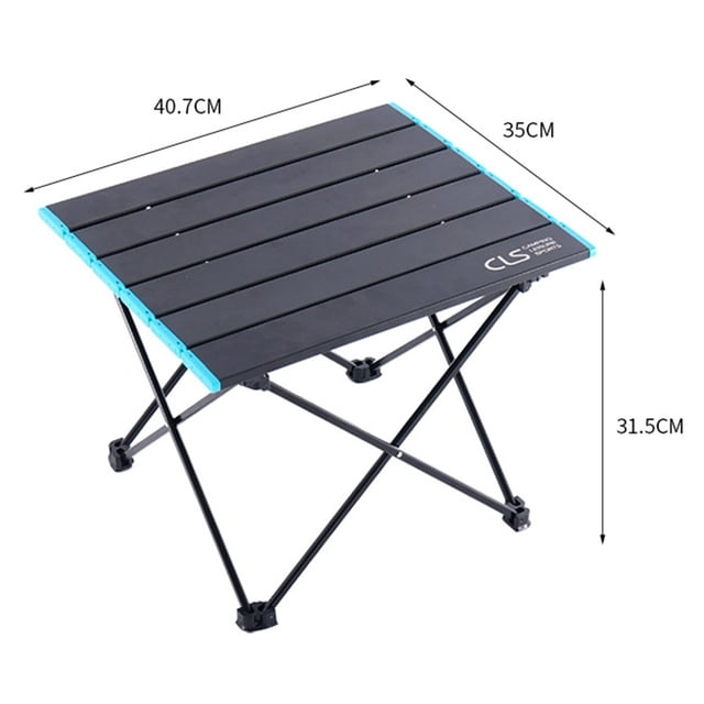 Bgsha Folding Camping Table Lightweight Portable Outdoor Picnic Aluminium Alloy Table