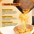 thumbnail image 4 of Ncheli 16cm Air Fryer Parchment Paper Liners 30 Pack - Pre-Cut Round Non-Stick & Unbleached, Fits Philips, COSORI, Ninja 4-7Qt Models, 4 of 7