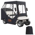 thumbnail image 1 of VEVOR Golf Cart Enclosure, 600D Polyester Driving Enclosure with 4-Sided Transparent Windows, 2 Passenger Club Car Covers Universal Fits, 1 of 9