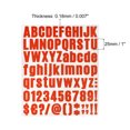 thumbnail image 2 of Uxcell 1 inch Self Adhesive Waterproof Vinyl Letter Number Sticker Set, 8 Sheet Red, 2 of 6