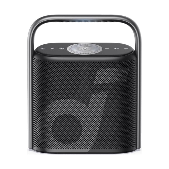 Soundcore Haut-parleur Bluetooth Motion X500 avec Audio Spatial, Son Haute Résolution, Audio à 3 Canaux, Haut-Parleur à Déploiement vers le Haut, Lumière d'Ambiance