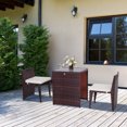 thumbnail image 2 of Outsunny Ensemble de bistro rotin extérieur 3pcs, 2 of 9