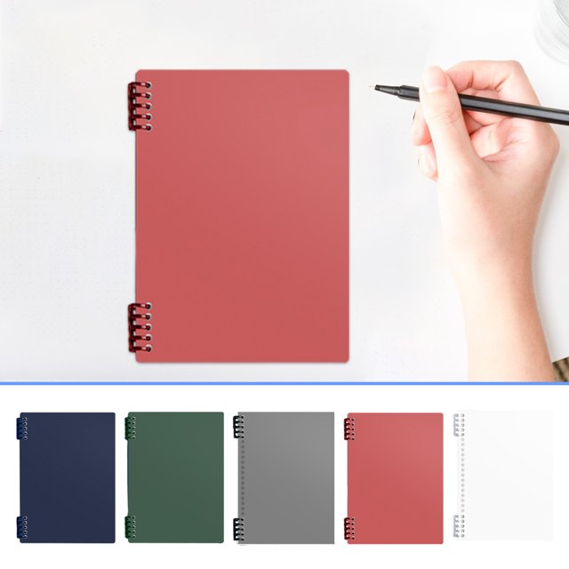 Vaidha Coil Notebook, 2 Pcs A5 Thick Plastic Hardcover Ruled 5 Color 60 Sheets -120 Pages Journals For Study And Notes, Memo Notepads For Office School Travel.