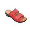 thumbnail image 2 of Heeled Sandals for Women Slide Chunky Block Heel Double Straps Rhinestone Soft Sole Non Slip Comfortable Breathable Walking Beach Summer Sandals Red, 2 of 6