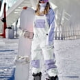 thumbnail image 4 of TIMIFIS Femmes et Hommes Snow Salopette Ajustable Pantalon Salopette Résistant à l'Usure Randonnée Escalade Pantalon de Ski Isolé avec Poches, 4 of 4