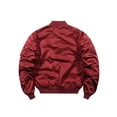 thumbnail image 2 of Innerwin Veste Coupe-Vent Homme Manteau Extérieur Couleur Unie Blousons Légers Rouge G, 2 of 3