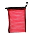 thumbnail image 2 of facefd Dive Swimming Drawstring Mesh Bag Storage for Diving Scuba Snorkel Gear Red, 2 of 6